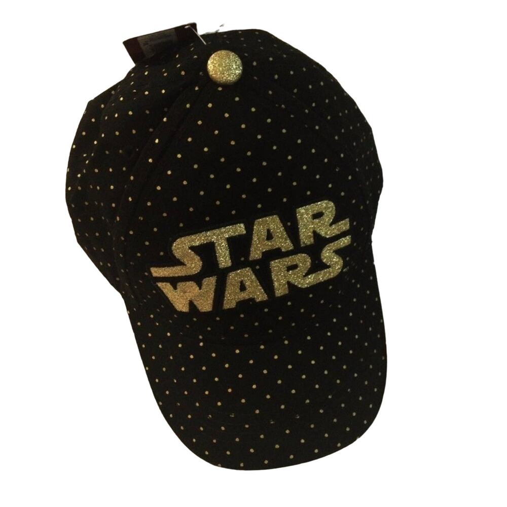 Star Wars Polka Dot Black Gold Snapback Cap Hat - Picture 4 of 6